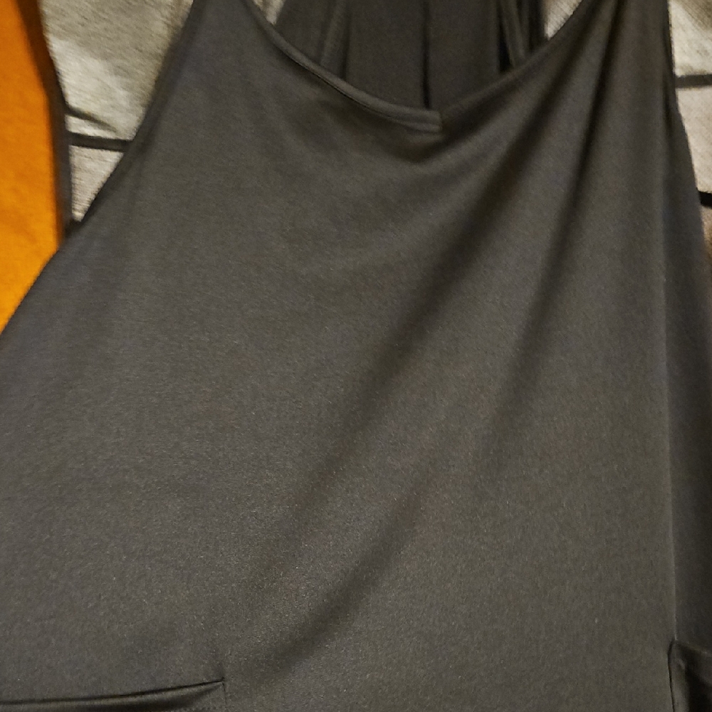 Black Sleeveless Romper Dress